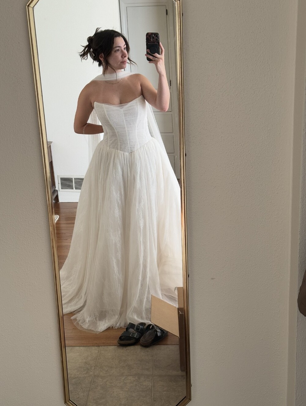 Jenny Yoo Miriam Bridal Gown By Anthropologie - Picture 14 of 16